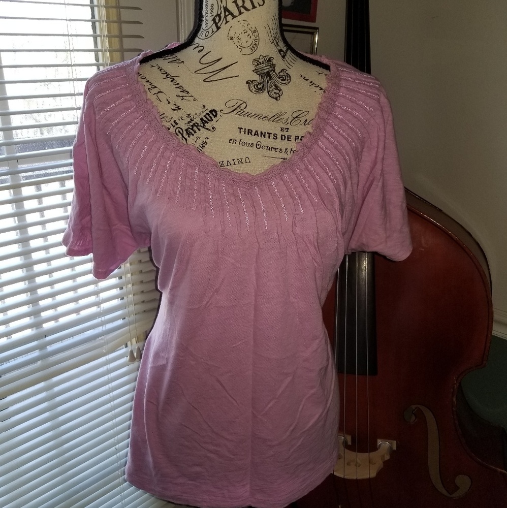 Pink Lane Bryant top